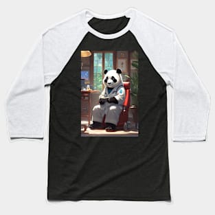 Cute doctor panda Baseball T-Shirt